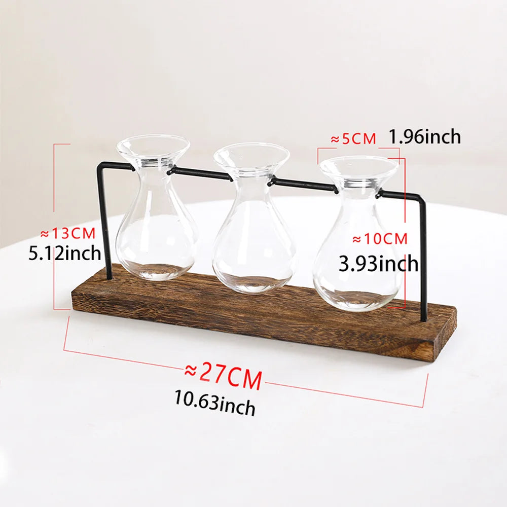 Glass vases for dining tables and interior decoration, suitable for modern Bohemian style vases for weddings and home decor