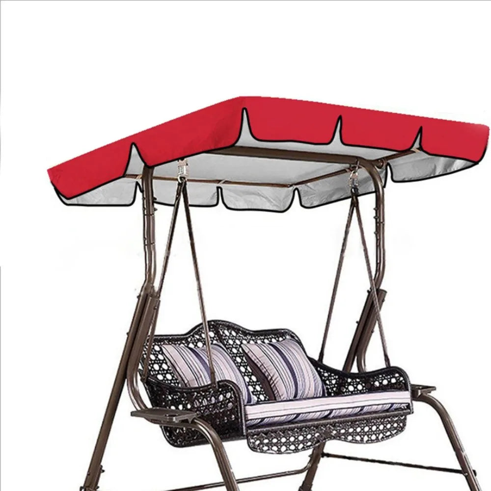 Outdoor Swing Canopy Cover - Waterproof Sunshade for Garden Patio