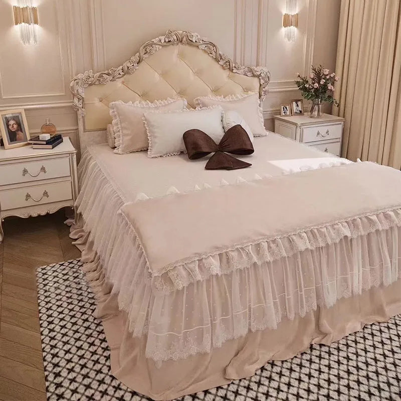 European Luxury Double Bed Design Minimalist Camping Pliable Double Bed Frame Wooden Modern Cama Queen Size Home Furniture