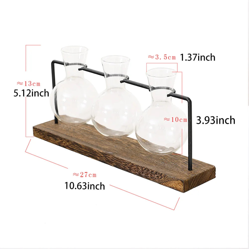 Glass vases for dining tables and interior decoration, suitable for modern Bohemian style vases for weddings and home decor