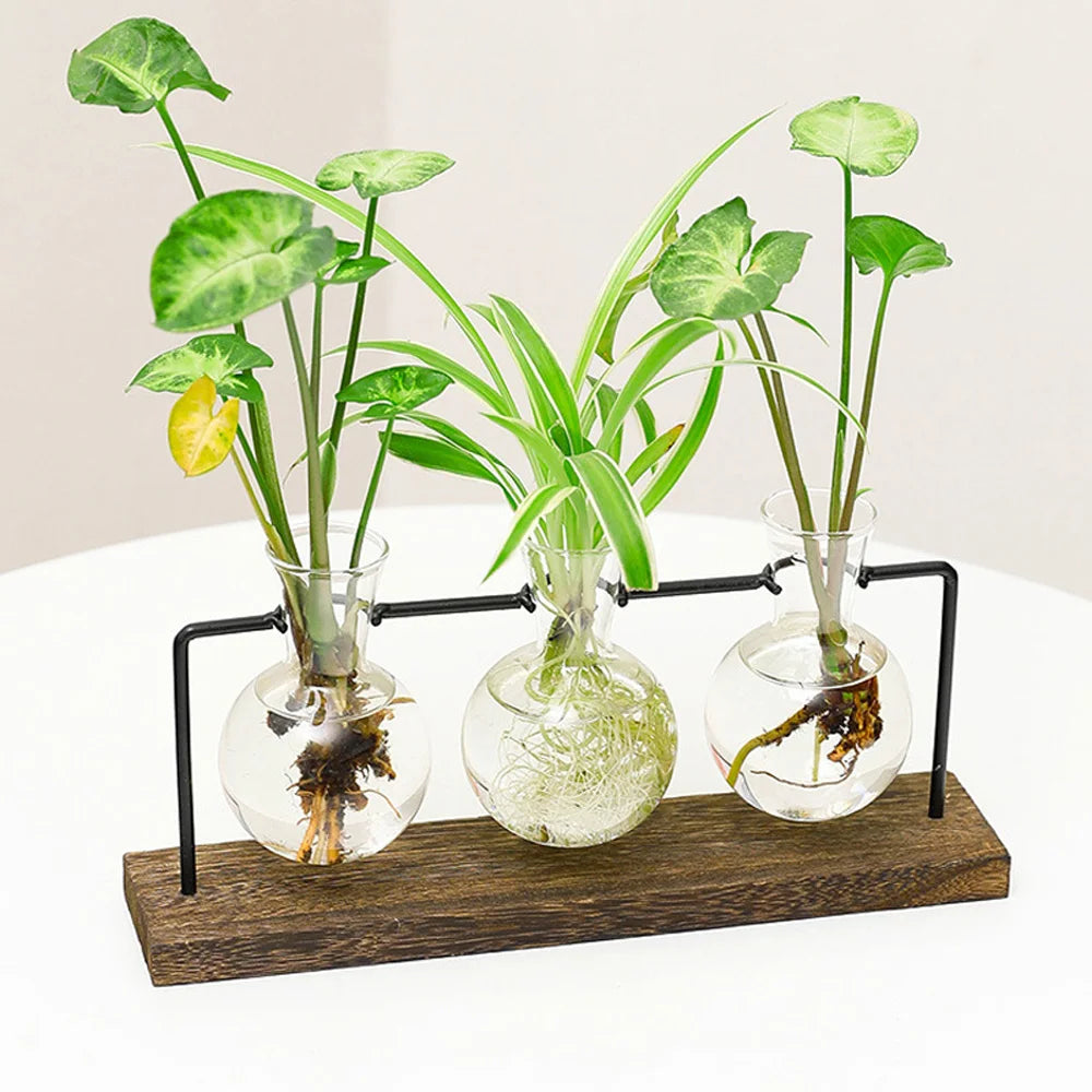 Glass vases for dining tables and interior decoration, suitable for modern Bohemian style vases for weddings and home decor