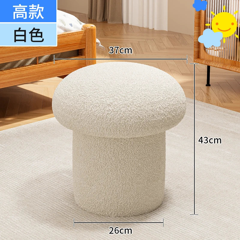 Bedroom White Vanity Stools Luxury Girl Makeup Accent Lounge Ergonomic Design Individual Fauteuil Relaxant Living Room Furniture